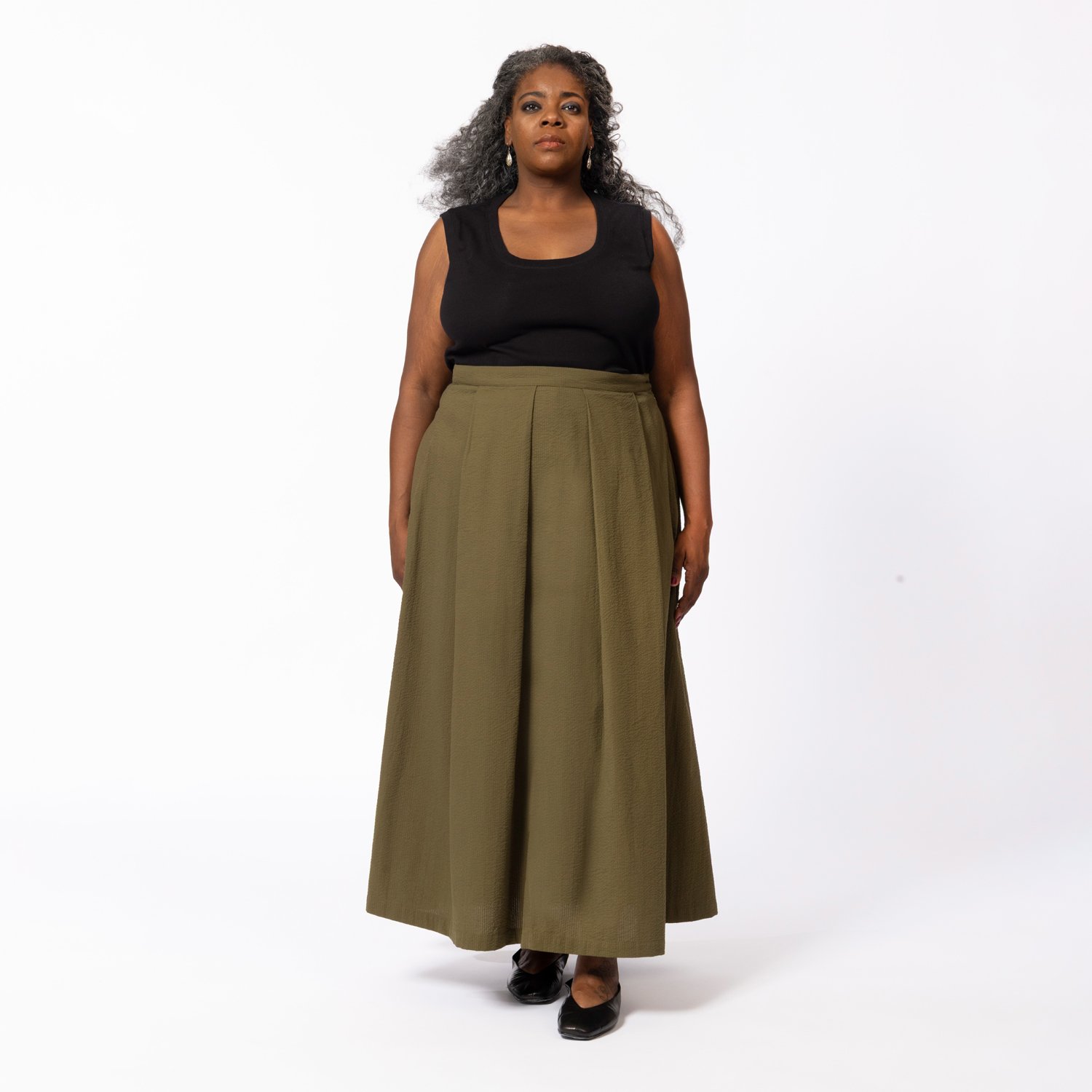 Relaxed elastic waistband pant sewing pattern PDF | | Open Studio